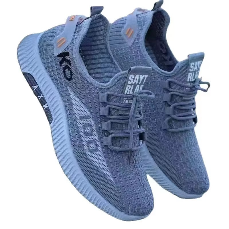 New Men's Sports Shoes Casual Breathable Soft Bottom Men's Sneaker Mesh Comfortable Shoes for Men Trendy and Versatile Man Shoes