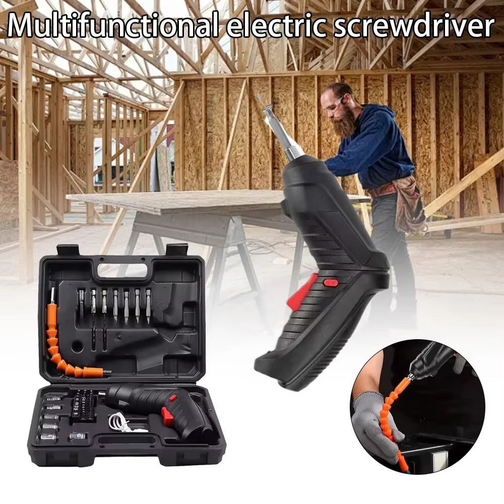 Screwdriver Drill Kit Folding Home Power Tools