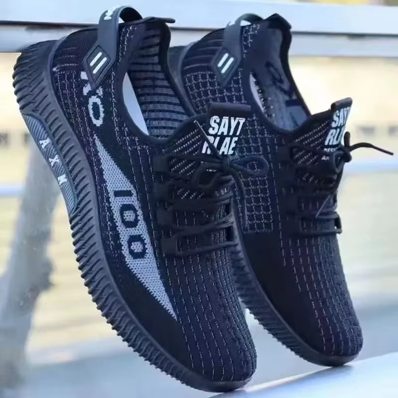 New Men's Sports Shoes Casual Breathable Soft Bottom Men's Sneaker Mesh Comfortable Shoes for Men Trendy and Versatile Man Shoes