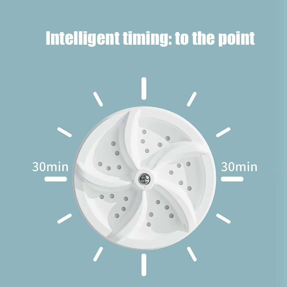 Portable washing machine turbine